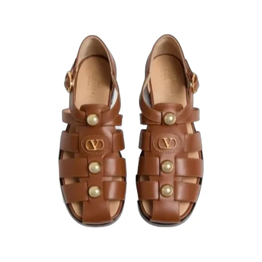 Valentino	Vlogo Signature Embellished Fisherman Sandals
