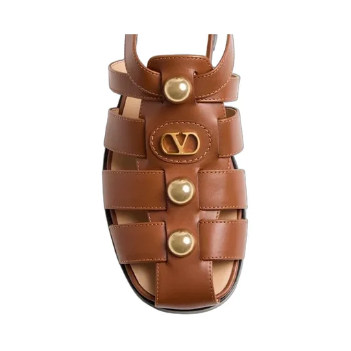 Valentino	Vlogo Signature Embellished Fisherman Sandals