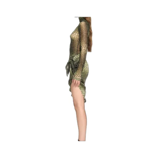 Off-White Stamp Mesh Long-Sleeved Top