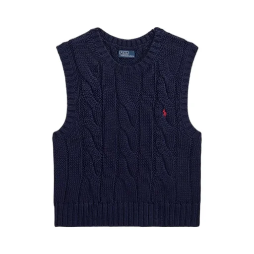 Polo Ralph Lauren Cable-Knit Cropped Vest