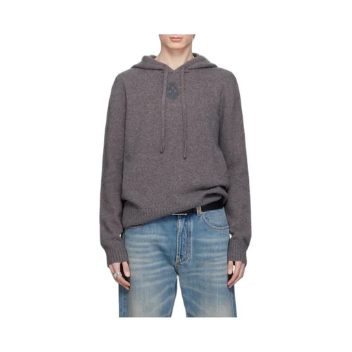 Skull-Embroidered Hoodie