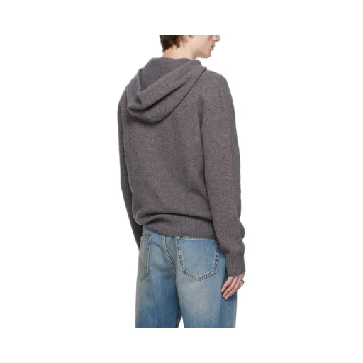 Skull-Embroidered Hoodie