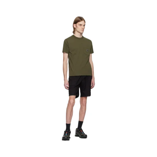 Stone Island Logo Patch Bermuda Shorts
