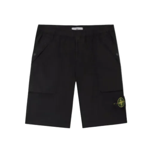 Stone Island Logo Patch Bermuda Shorts