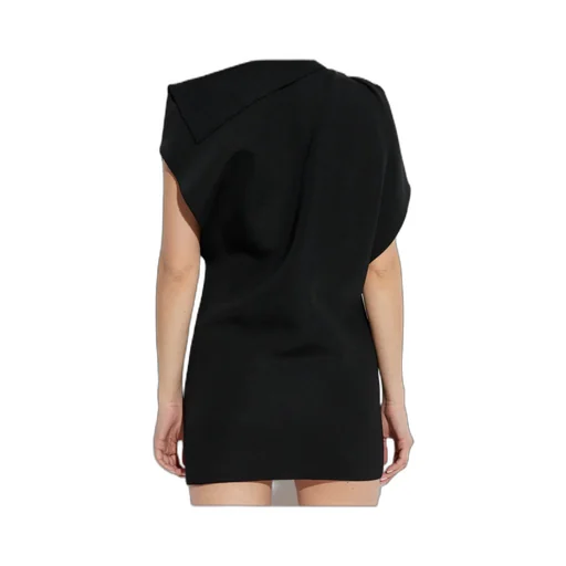 Jacquemus La Mini Robe Trapeze Cowl Neck Mini Dress