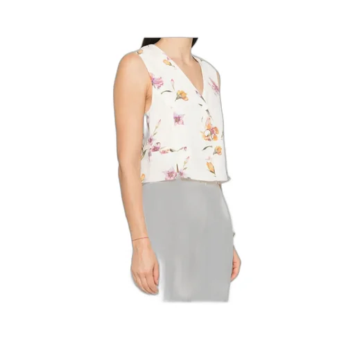 Twinset Floral-Printed V-Neck Waistcoat