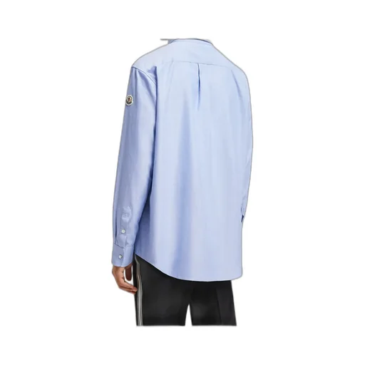 Moncler Embroidered Logo Oxford Shirt