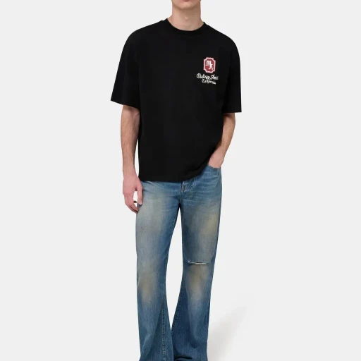 Ma Chateau Oversized Tee - Black
