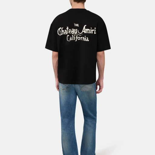 Ma Chateau Oversized Tee - Black