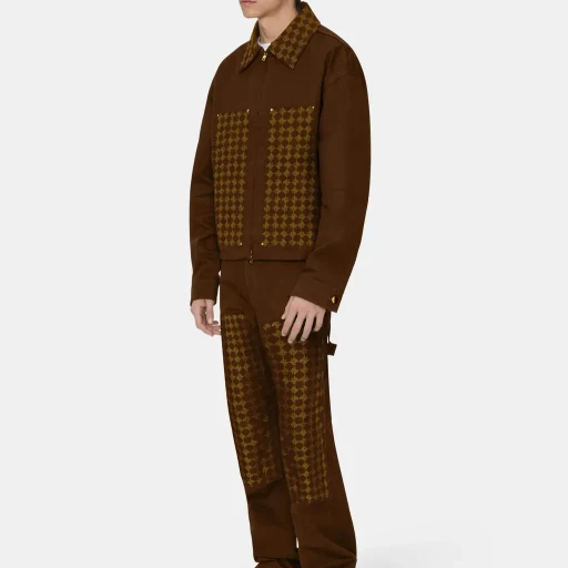 Ma Quad Jacquard Carpenter - Dark Brown