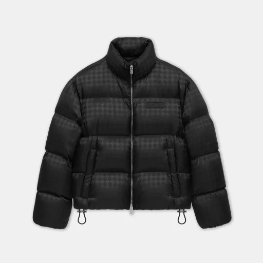 Ma Quad Jacquard Down Jacket - Black