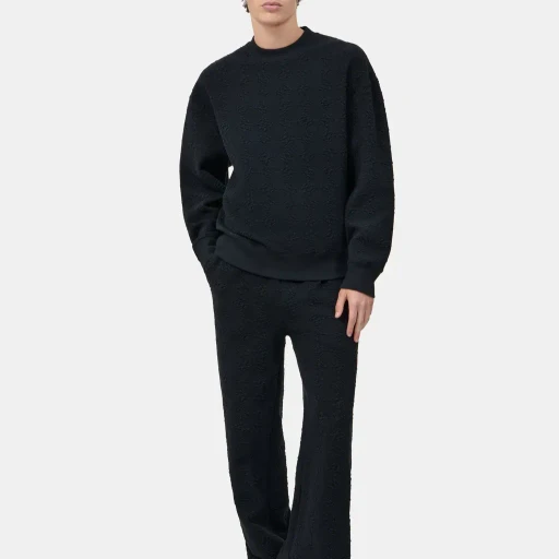 Ma Quad Oversized Crew - Black