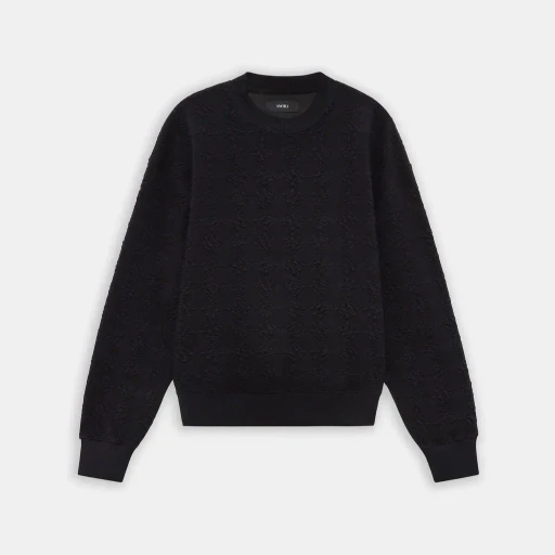 Ma Quad Oversized Crew - Black