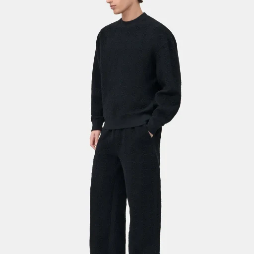 Ma Quad Oversized Crew - Black
