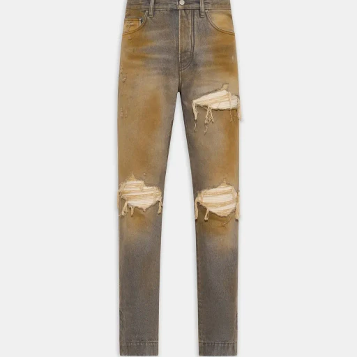 Mx1 Straight Flare Jean - Rust Indigo