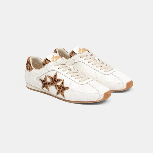 Women - Leopard Pacific Flat - Alabaster