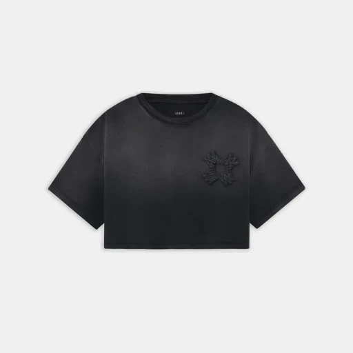 Women - Ma Quad Cropped Tee - Black