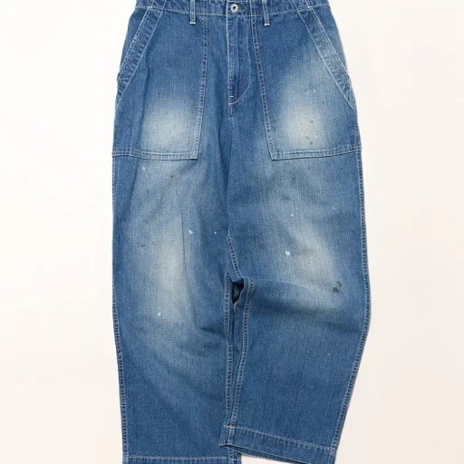 Denim Fatigue Pants