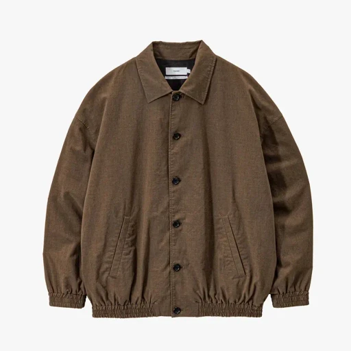 Cotton Wool Poplin Oversized Blouson