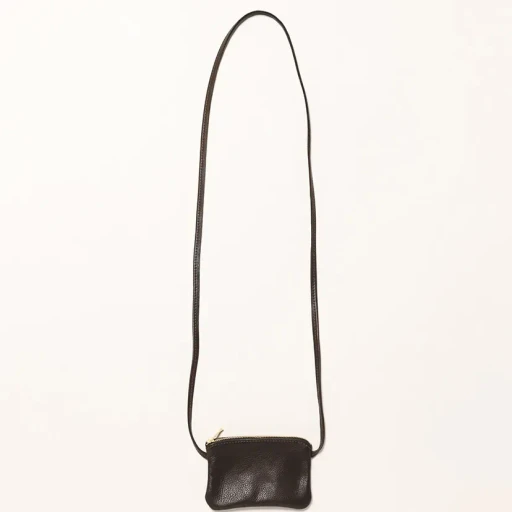 6 Inch Zippered Pouch With Leather Code