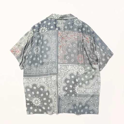 Hav-A-Hank Open Collar Print Shirt