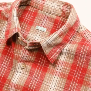 Vintage Cotton Silk Nep Twill Check Shirt