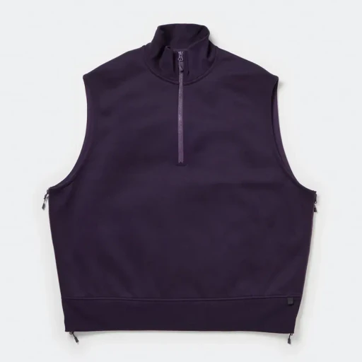 Tech Sweat Zip Vest Pullover