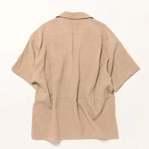 Linen Paper Broad Safari S/S Shirt