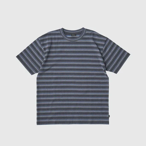 Jaquard Striped S/S Tee