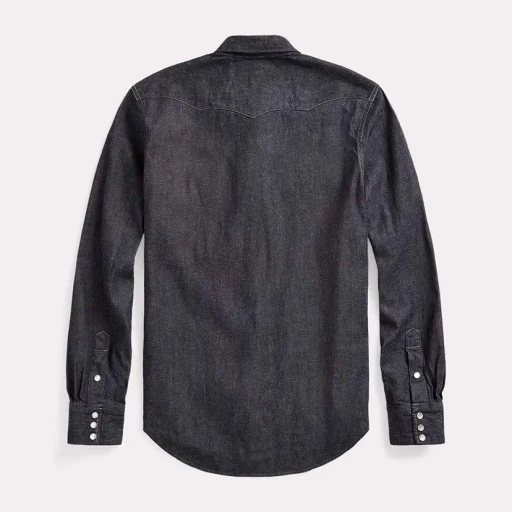 Slim Fit Denim Western Shirt