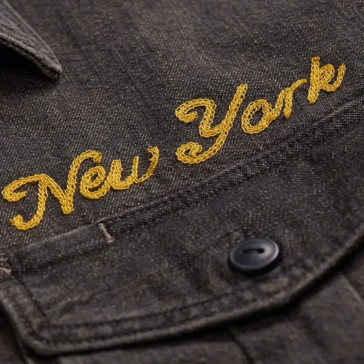 Embroidered Denim Workshirt