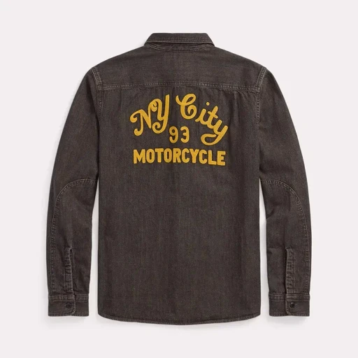 Embroidered Denim Workshirt
