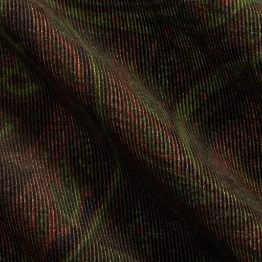 Paisley-Print Corduroy Workshirt