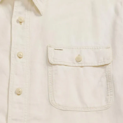 Selvedge-Detailed Woven Workshirt