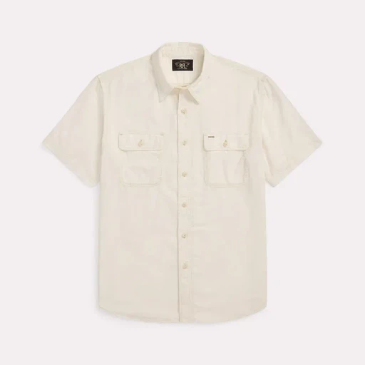 Selvedge-Detailed Woven Workshirt