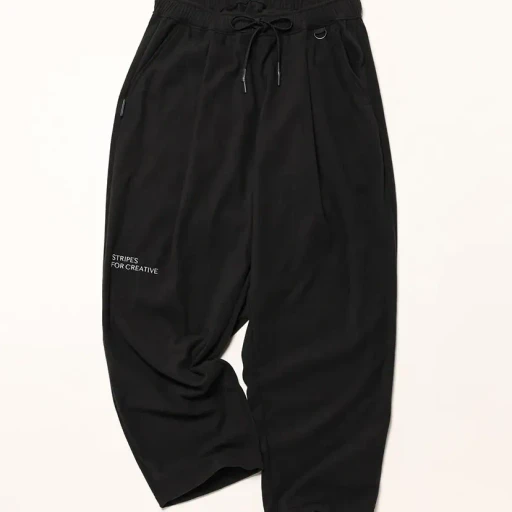 Fleece Wide Tapered Easy Pants