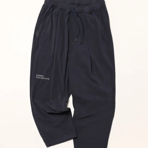 Fleece Wide Tapered Easy Pants