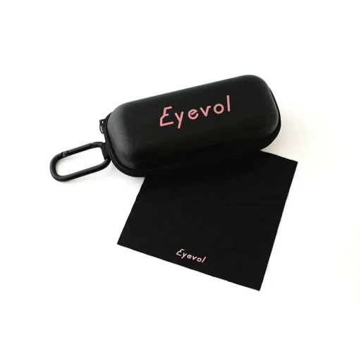Eyevol Zip Soft Case Pink Logo