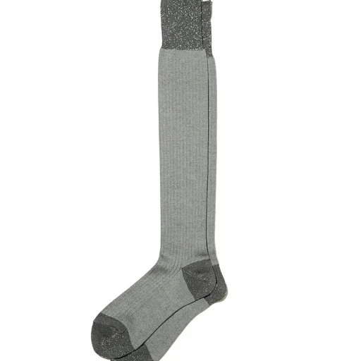 Wool Glitter High Socks 50