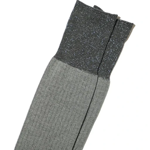 Wool Glitter High Socks 50