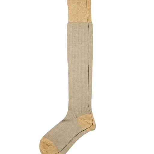 Wool Glitter High Socks 50