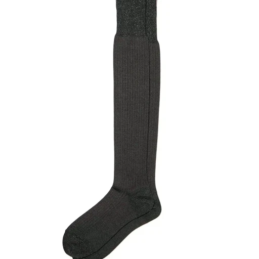 Wool Glitter High Socks 50
