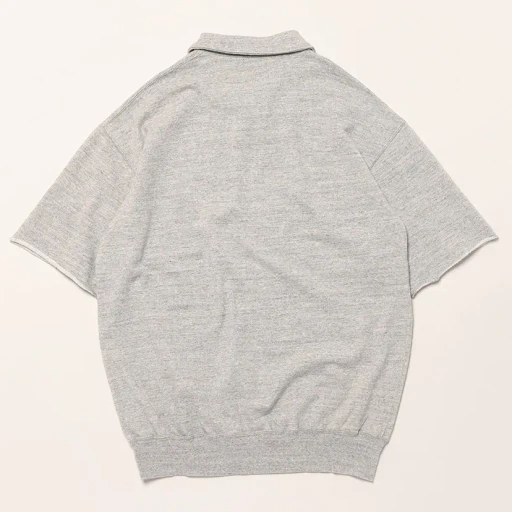 Lot.74004 Cut Off Sleeve Sweat Polo Shirt