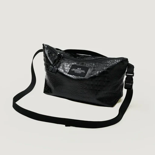 Fannypack Crossbody - Croco Vegan Leather