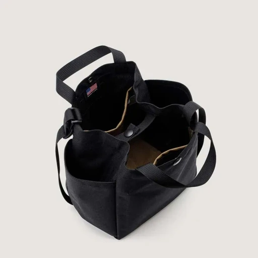 Small Side Pocket Tote - Canvas Nylon
