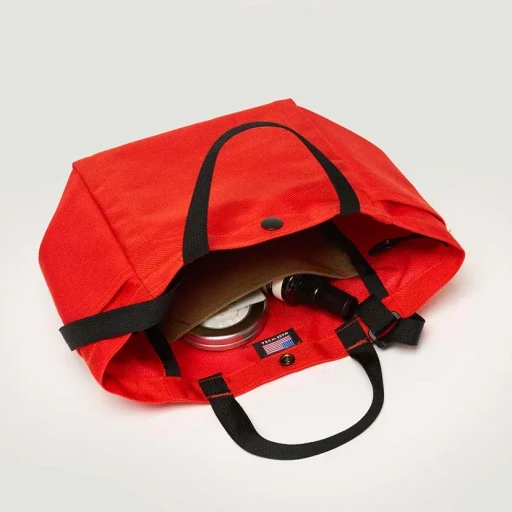 Small Side Pocket Tote - Canvas Nylon