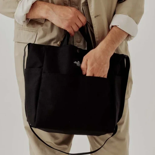 Multi-Pocket Bag Medium - Canvas Nylon