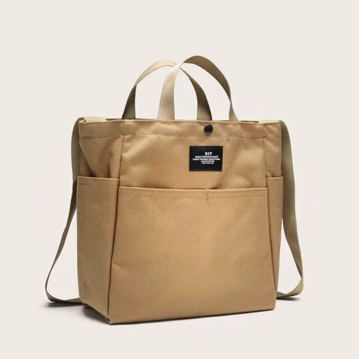 Multi-Pocket Bag Medium - Canvas Nylon