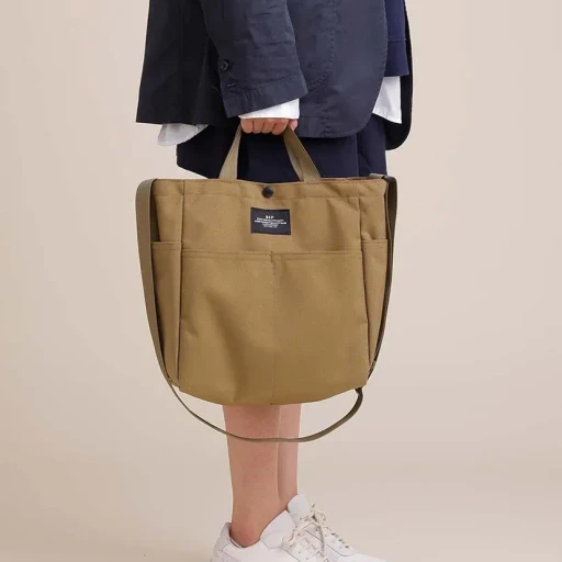 Multi-Pocket Bag Medium - Canvas Nylon