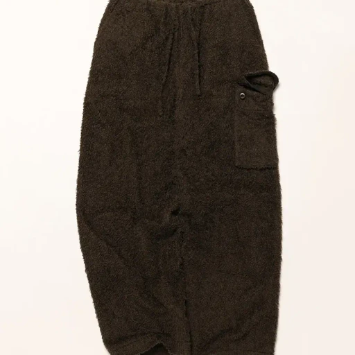 Brushed Wool Side Seamless 4P Pants
